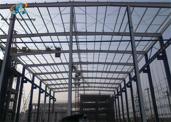 Stalen schuren Voorafgebouwde stalen gebouwen Voorafgebouwde brandwerende metalen constructies