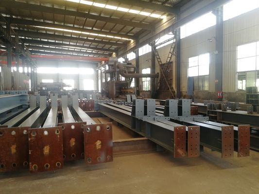 Industrieel schipproject Staalconstructie Gebouw Staalwerkplaats Prefabriekeerbaar magazijn