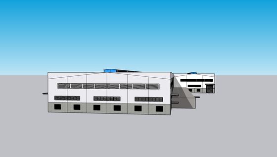 Snel geassembleerd, goedkope staalstructuur, duurzaam, waterdicht magazijn