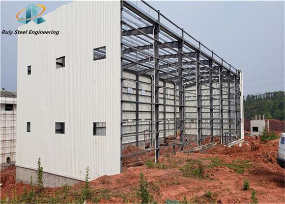 Voorgefabriceerde milieuvriendelijke lichte staalstructuur Fabricatie Frame Building Warehouse