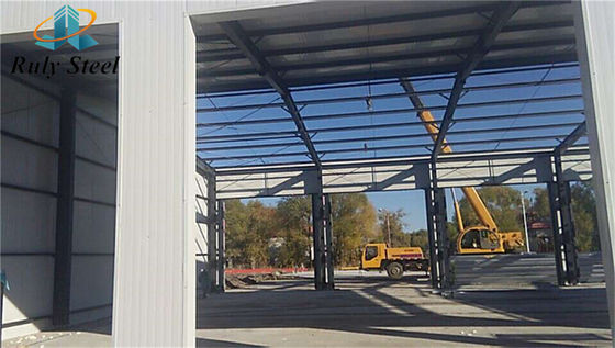 Voorgefabriceerde staalconstructie van het portaal staalconstructie gebouw