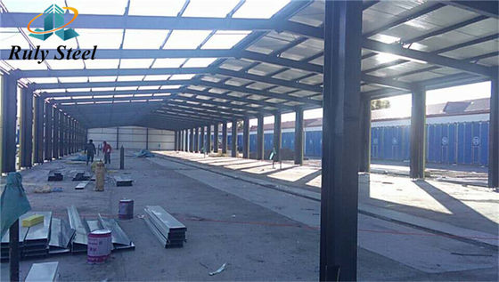 Voorgefabriceerde staalconstructie van het portaal staalconstructie gebouw