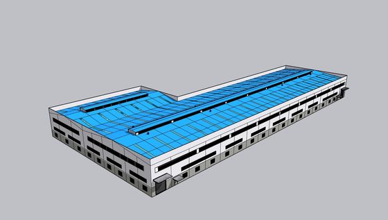 Gegalvaniseerde staalconstructie binnenshuis