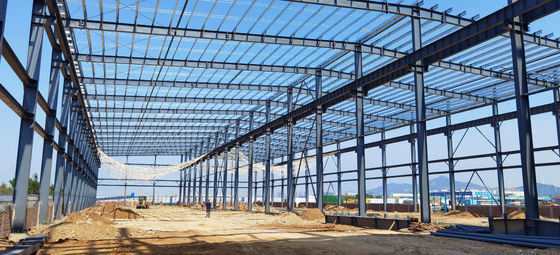 Vervaardiging Gegalvaniseerde staalconstructie Kerk magazijn Snelle installatie