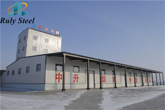 H-sectie staal pluimveehuis prefab metaal staal structuur CE