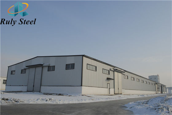 H-sectie staal pluimveehuis prefab metaal staal structuur CE