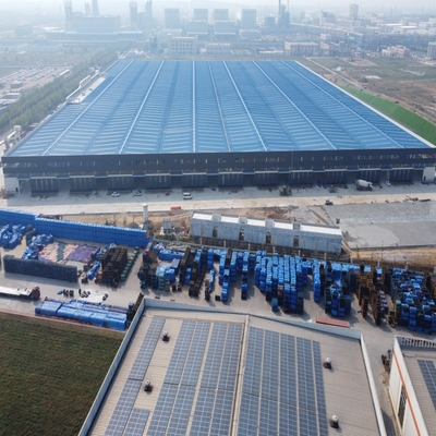 Prefab Steel Structure Warehouse met Q235B Q355B H-Section Frame