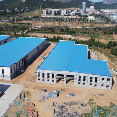 Q355B Geprefabriceerde Stalen Constructie Magazijn met Verzinkt Aluminium Bekleding