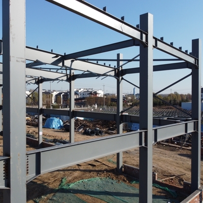 Op maat gemaakte voorgefabriceerde staalframe Workshop Q235B Q355B ASTM A36