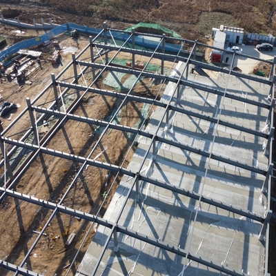 Voorgefabriceerde staalconstructie Workshop Frame Q235B Q355B Materiaal