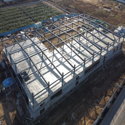 Prefabricated Stalen Voertuigmagazijn met Entresol