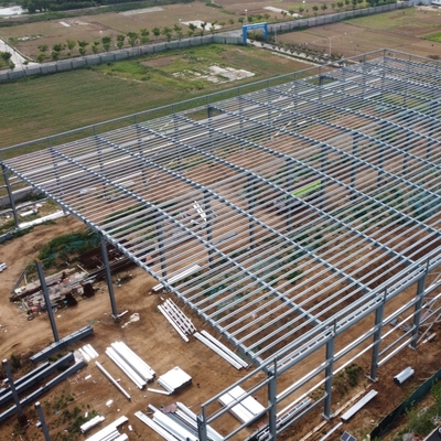 Prefab-staalconstructie met H-afdelingsbalken