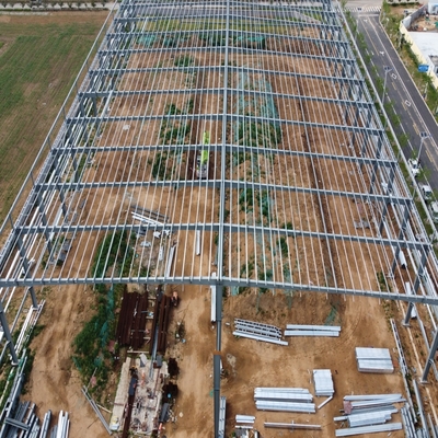 Voorgefabriceerd staal magazijngebouw op maat Q355 H-sectie
