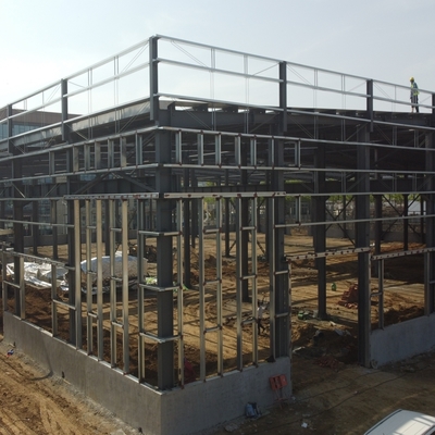 Voorgefabriceerde staalconstructie magazijngebouw Q355 maat