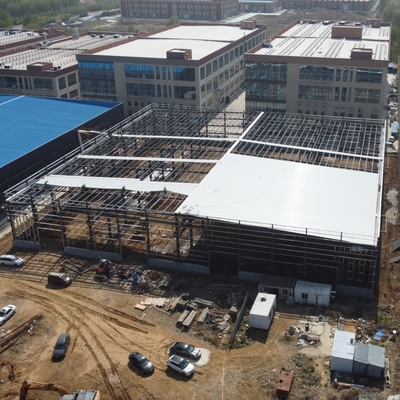 Q355B Prefab Stalen Industriële Gebouw Frame Structuur