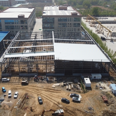 Voorgefabriceerde staalconstructie magazijngebouw Q355 maat