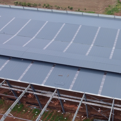 Op maat geprefabriceerd staalconstructiegebouw met H-sectie Q235B Q355B