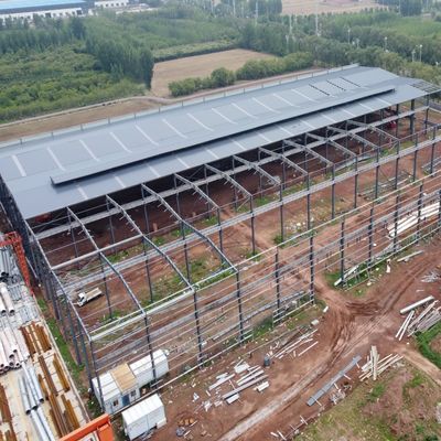 Goedkoop metaalframe geprefabriceerde staalconstructie
