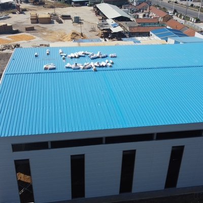 Prefab Steel Structure Warehouse met Q235B Q355B H-Section Frame