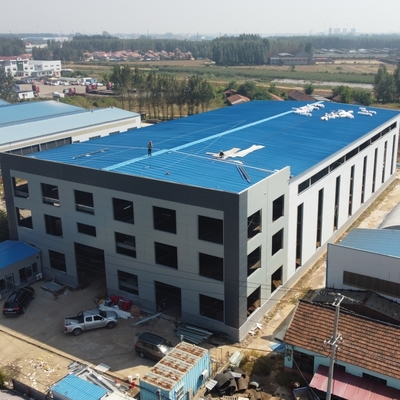 Prefab stalen constructiegebouw voor fabrieksmagazijn CE-gecertificeerd