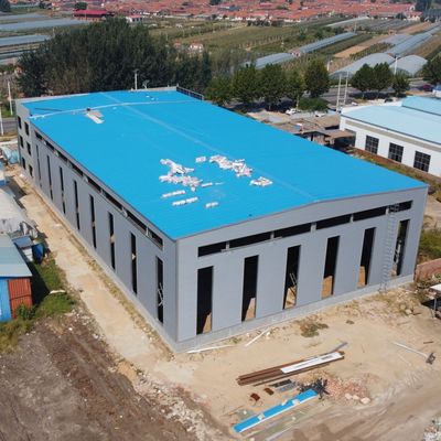 Multi Span Steel Warehouse Building met isolatie van steenwol