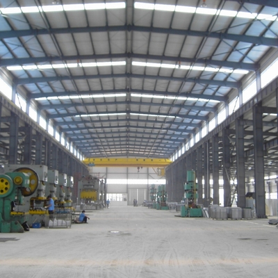 Gegalvaniseerde staalconstructie magazijngebouw met H-sectie frame