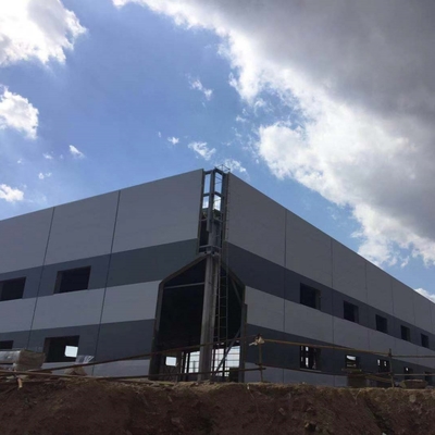 Gegalvaniseerde staalconstructie magazijngebouw met H-sectie frame
