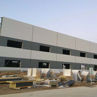 Gegalvaniseerde staalconstructie magazijngebouw met H-sectie frame