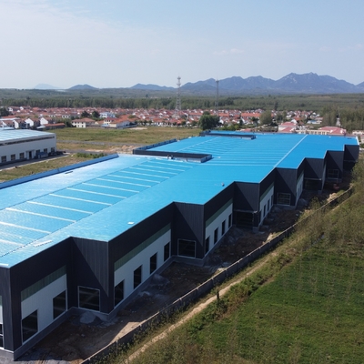 Prefab Steel Structure Building met CE-gecertificeerde levensduur van 50 jaar