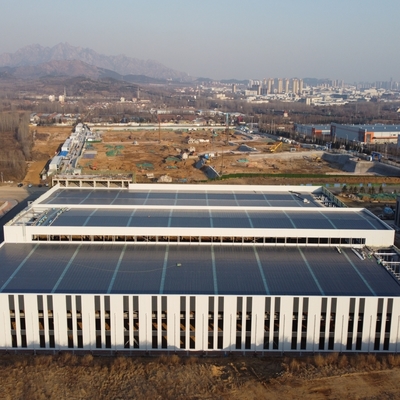 Prefab Steel Structure Warehouse met isolatie van glaswol