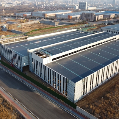 Prefab stalen constructie magazijn met 50 jaar levensduur CE-gecertificeerd