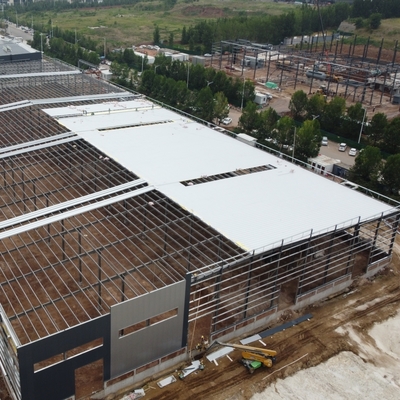 Grote span voorgeconstrueerd staal frame magazijn Q235B Q355B