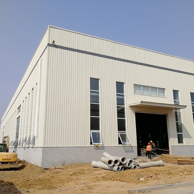 Q235B Lichte staalstructuur magazijn met H-staalframe