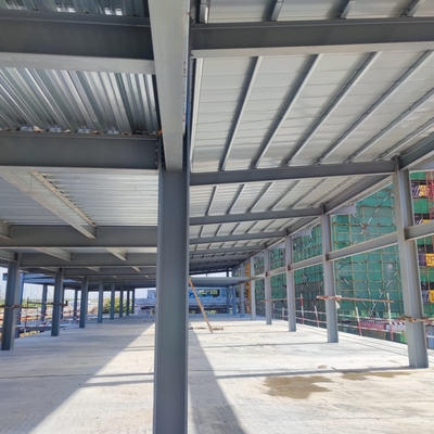 Prefab stalen industriële gebouwframe Q235B Q355B Gegalvaniseerd