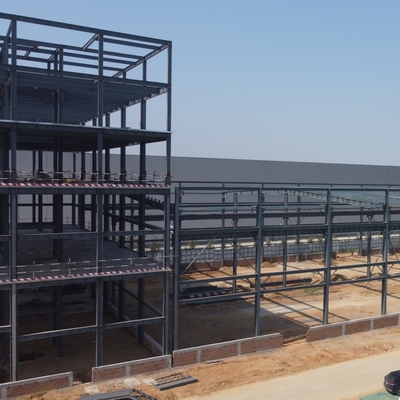 Prefabricated Steel Workshop Building met isolatie van steenwol