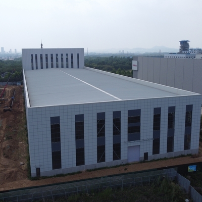 Prefab Steel Structure Warehouse Meerdere verdiepingen Grote Span Workshop