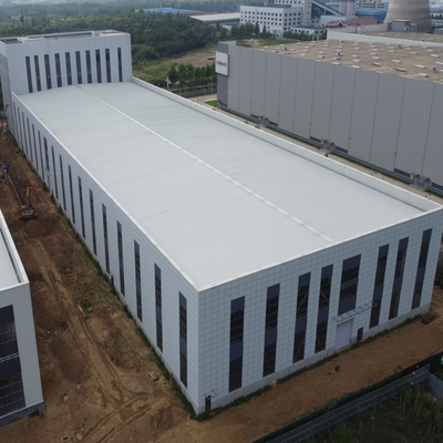 Prefab Steel Structure Warehouse Meerdere verdiepingen Grote Span Workshop
