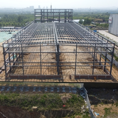 Thermisch verzinkte stalen constructie voor industriële gebouwen