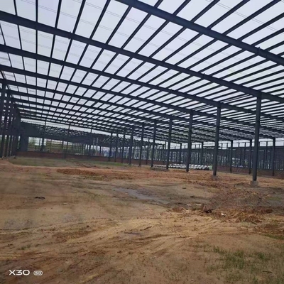 Voorgefabriceerd staalkorrelhuis met dubbele laag Q355B-structuur
