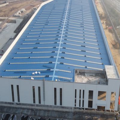 Prefabricated Logistics Steel Warehouse voor hogesnelheidsstation