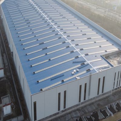 Prefabricated Logistics Steel Warehouse voor hogesnelheidsstation