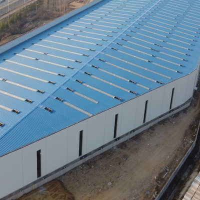 Prefab Steel Structure Workshop met CE-certificering voor 50-jarige levensduur