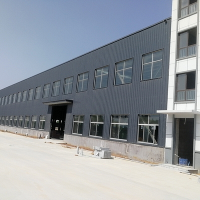 Werkplaats voor geprefabriceerde staalconstructies met kantoor Q235B/Q355B