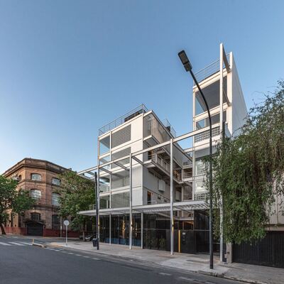 Moderne staalconstructie Appartementenwoningen Duurzame geprefabriceerde woningen voor stedelijk wonen