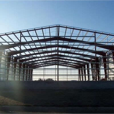 Q355B Voorgefabriceerd stalen pakhuis met sandwichpaneel