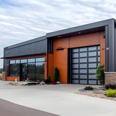 Anti-Rust High-Strength Easy-Assemble Prefab Large Steel Structure Warehouse for Logistics