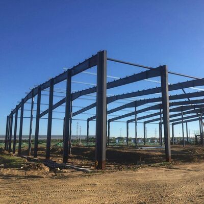 Prefabricated Logistics Steel Warehouse voor hogesnelheidsstation