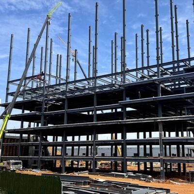 Geschilderd geprefabriceerd stalen hotelgebouw voor resortprojecten