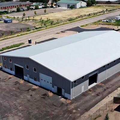 Kwaliteitsgarantie Voorgefabriceerde staalstructuur Bolt verbonden magazijn voor industrieel of opslaggebruik