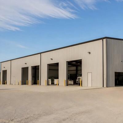 Prefab Light Steel Structure Commercial Metal Garage